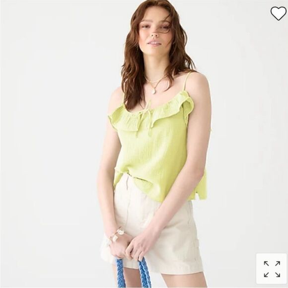 J. Crew Jadson Ruffle Gauze Camisole - Picture 3 of 5